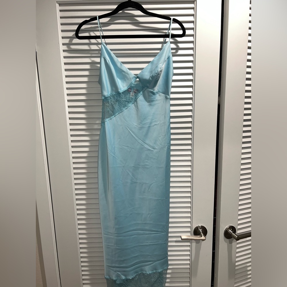 Urban Outfitters satin midi dress